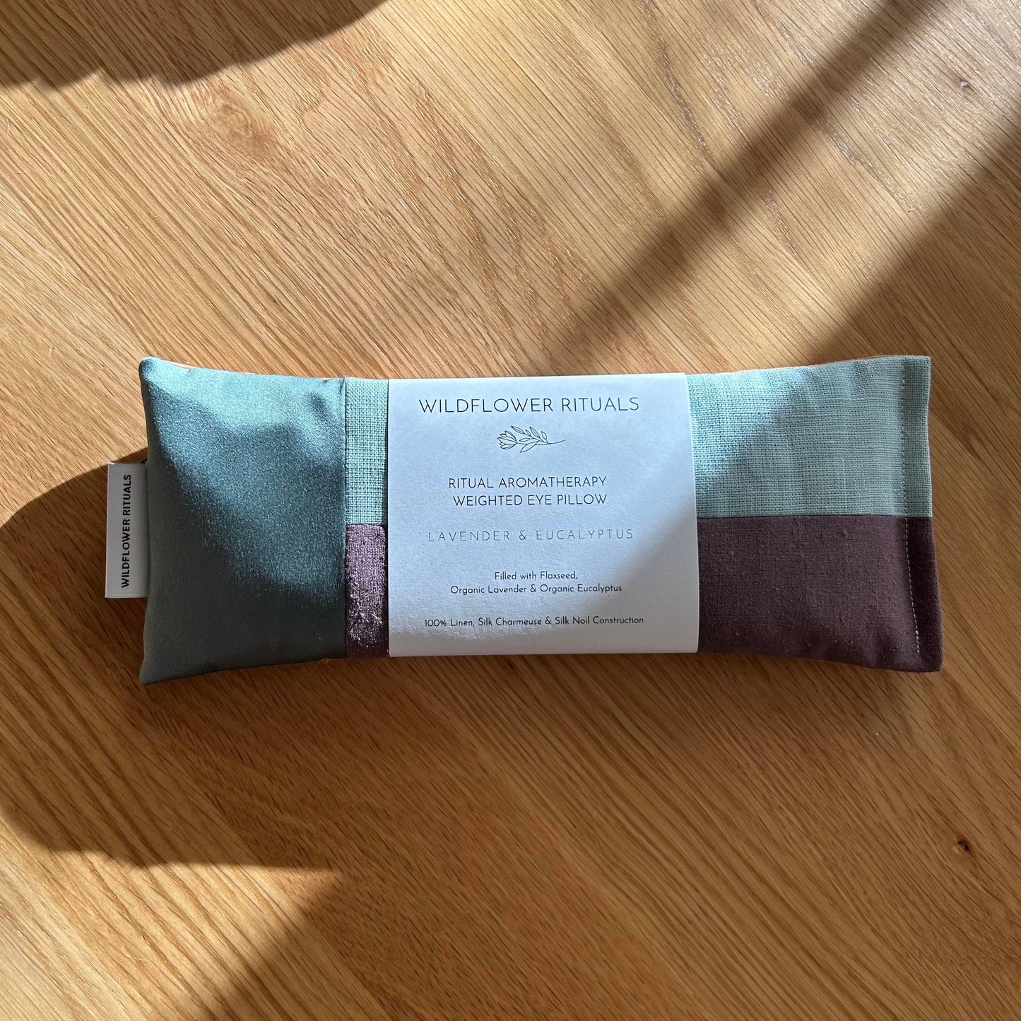 Wildflower Rituals - Aromatherapy Weighted Eye Pillow - Eucalyptus & Lavender: Spring Style