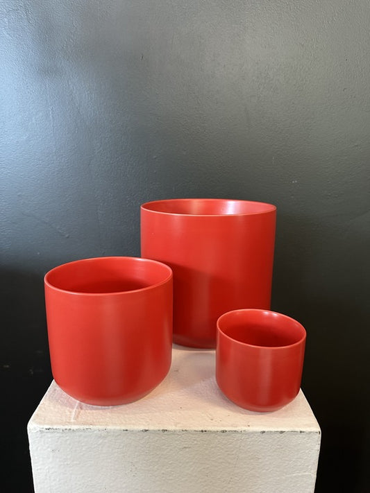 Red Kendall Pot: Medium
