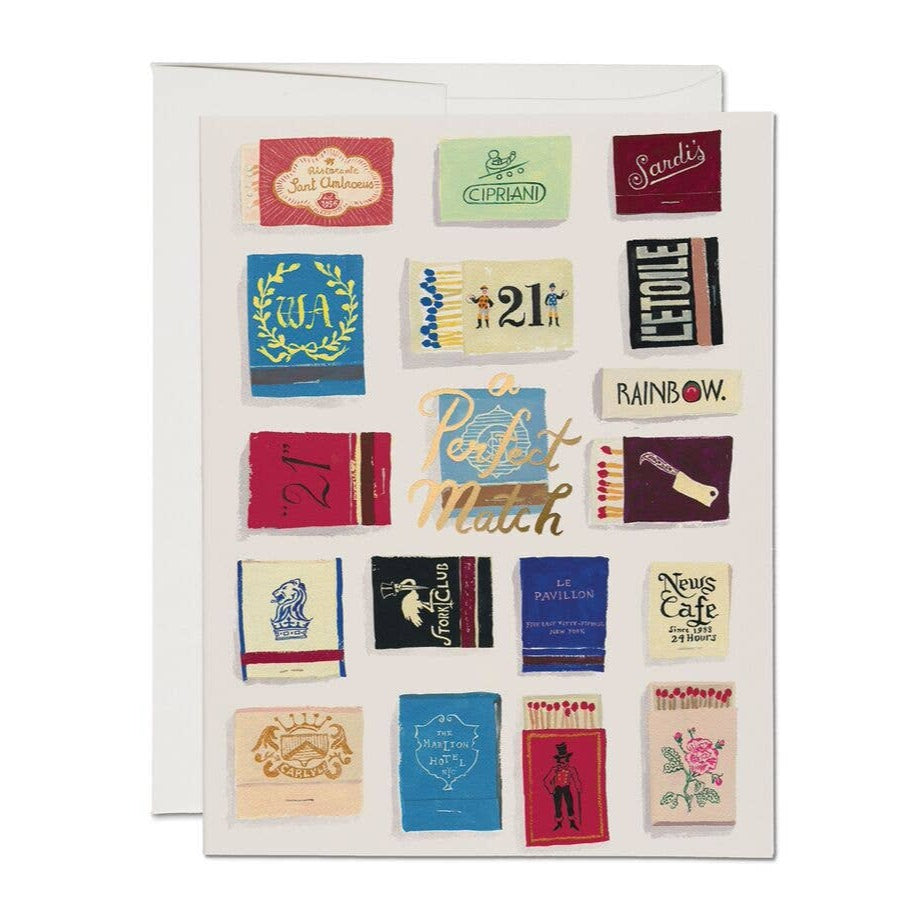 Perfect Match Greeting Card