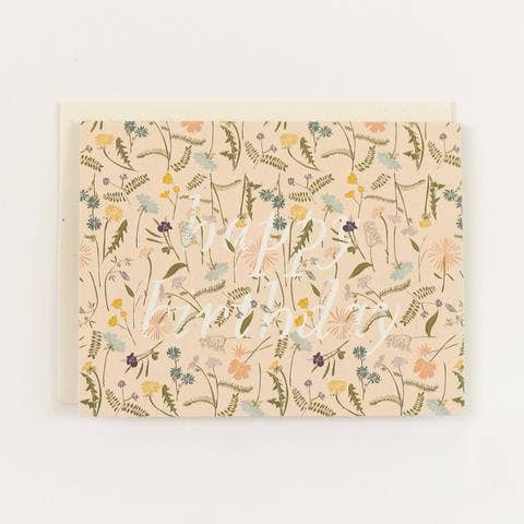 June & December - Wild Birthday Card: A2  / 4.25” x 5.5”