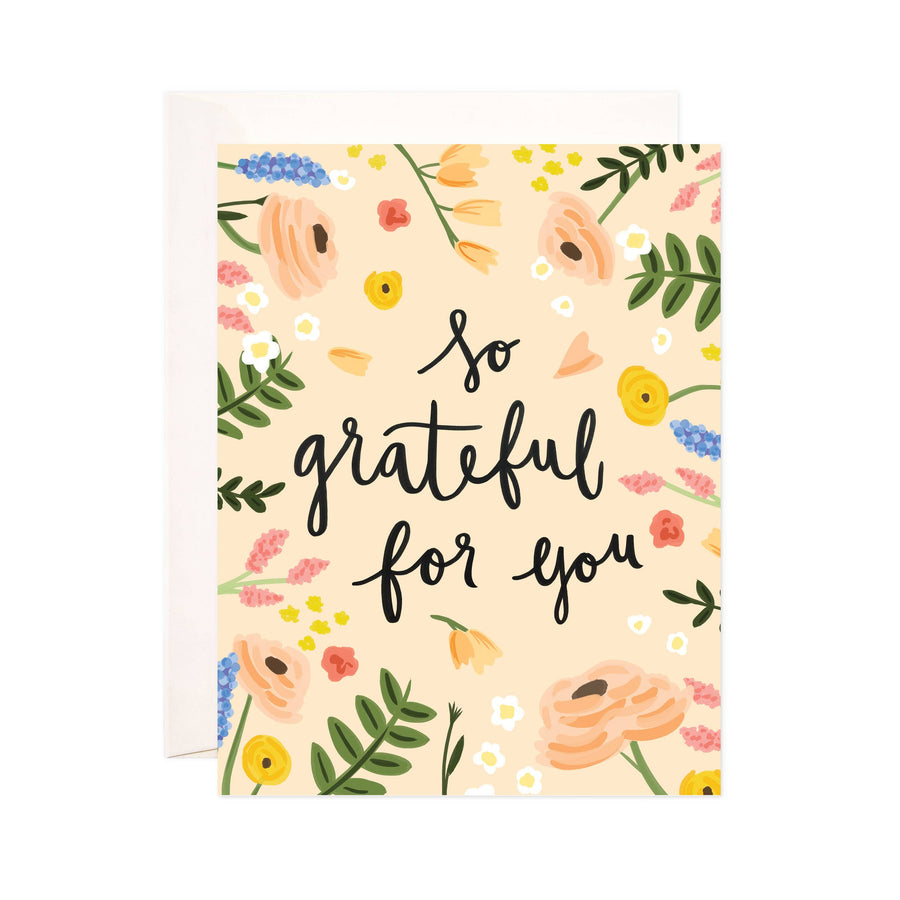So Grateful Greeting Card