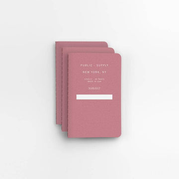 Pocket Notebook trio - Red