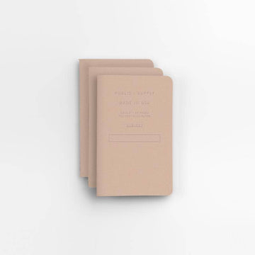 Pocket Notebook Trio - Peach