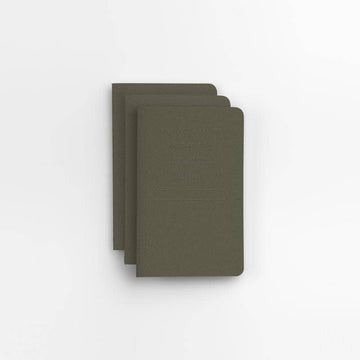 Pocket Notebook Trio - Green