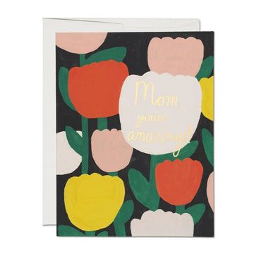 Amazing Tulips Mother's Day greeting card