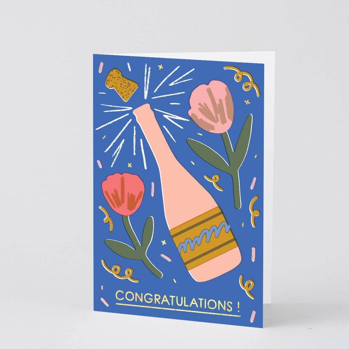 ‘Champagne’ Greetings Card