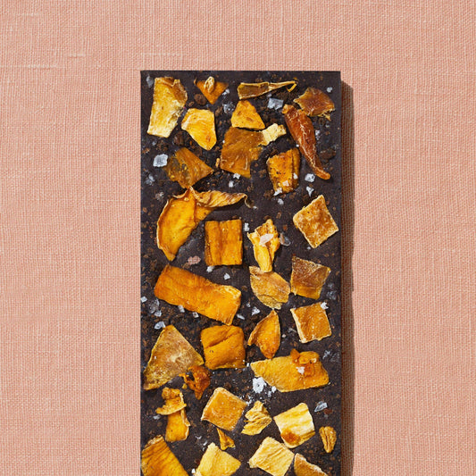 Mango, Urfa Chili, Black Lime Date-Sweetened Chocolate
