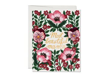 Red Cap Cards - Most Beautiful Mama Mother's Day greeting card