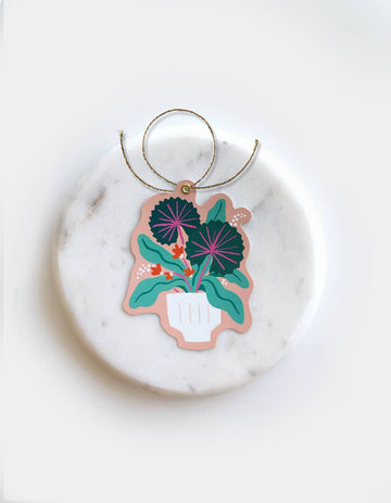 Fan Plant Diecut Gift Tags