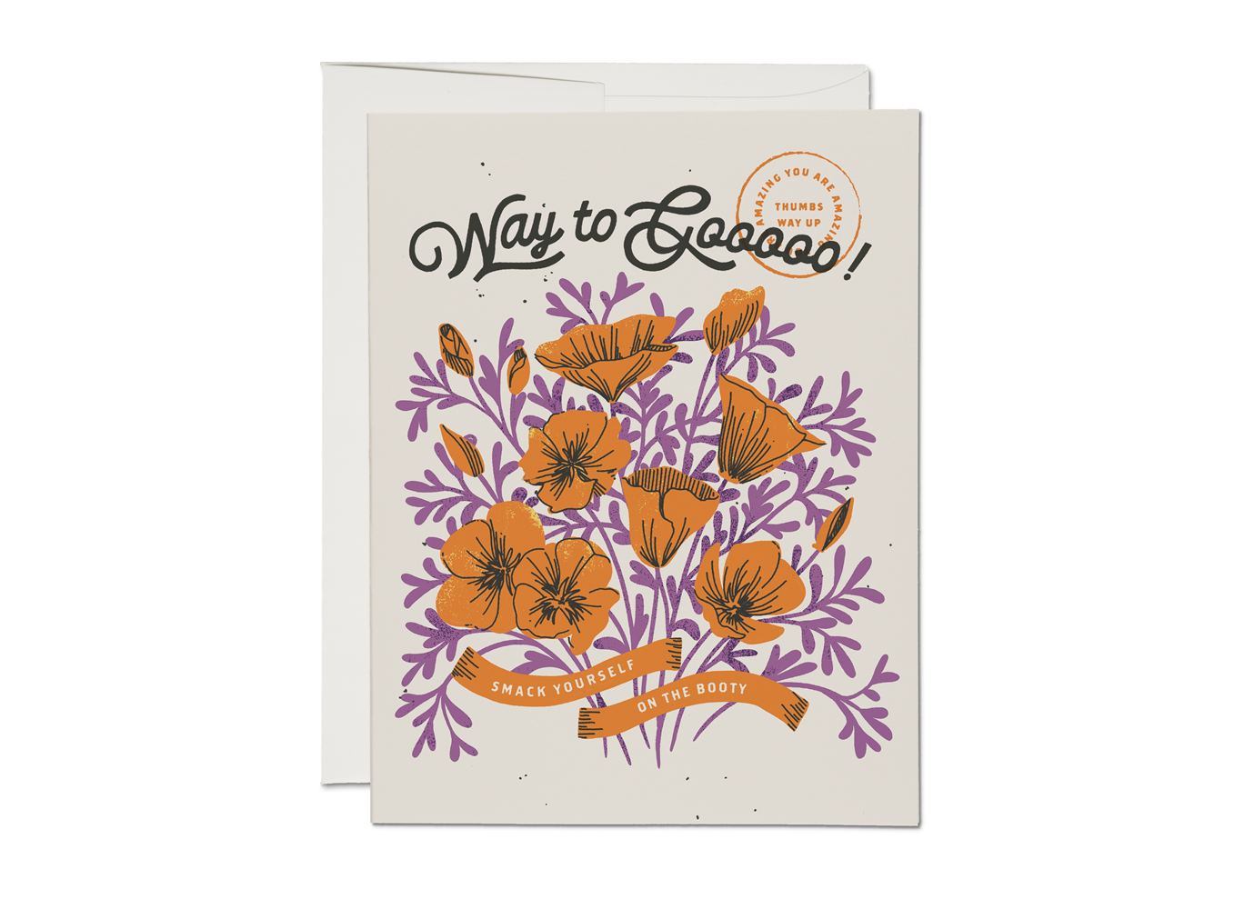 Way to Go greeting card