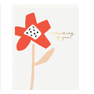 Thinking of You Flower Card