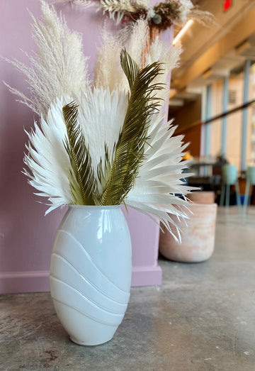 Large White Vase