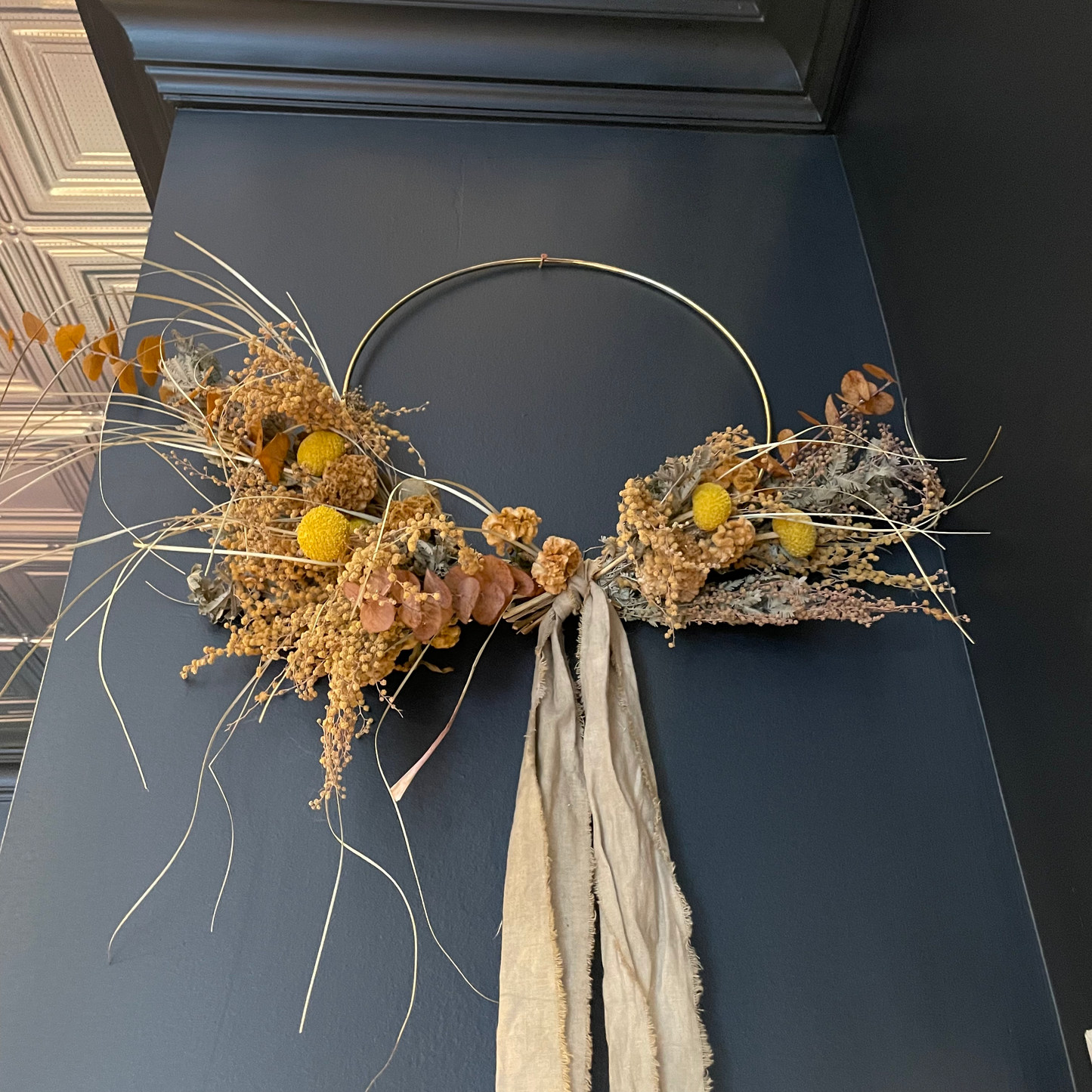 Deluxe Dried Wreath 12-inch