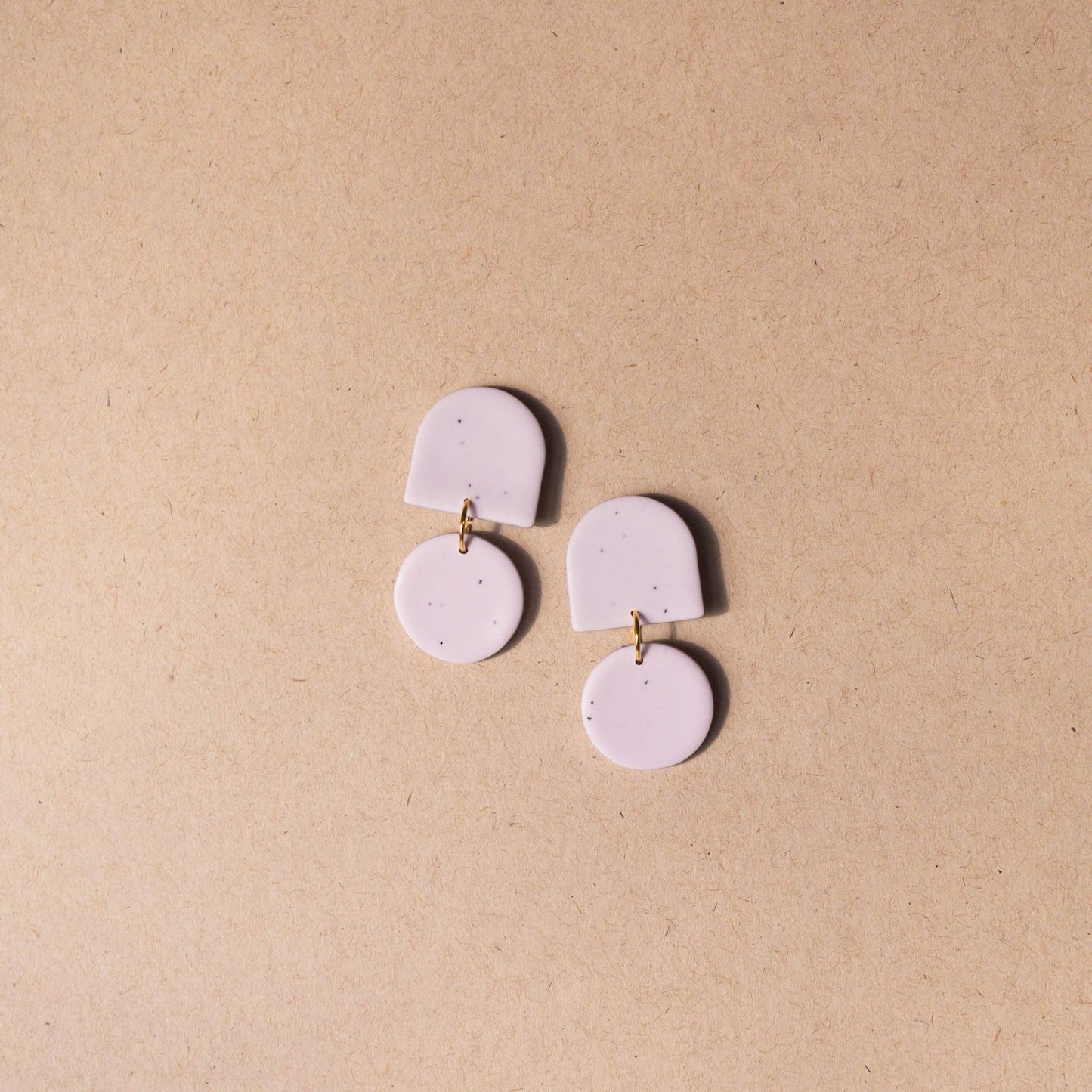 Tab Circle Dangle Pale Lavender