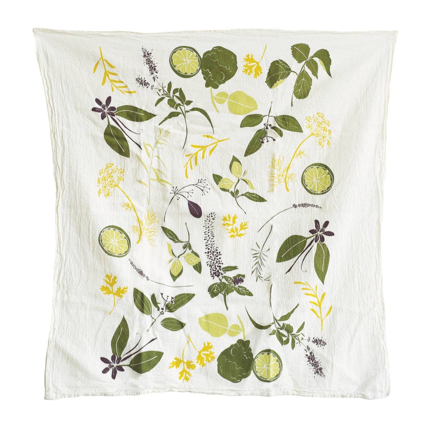 Cocktail Herbs Towel