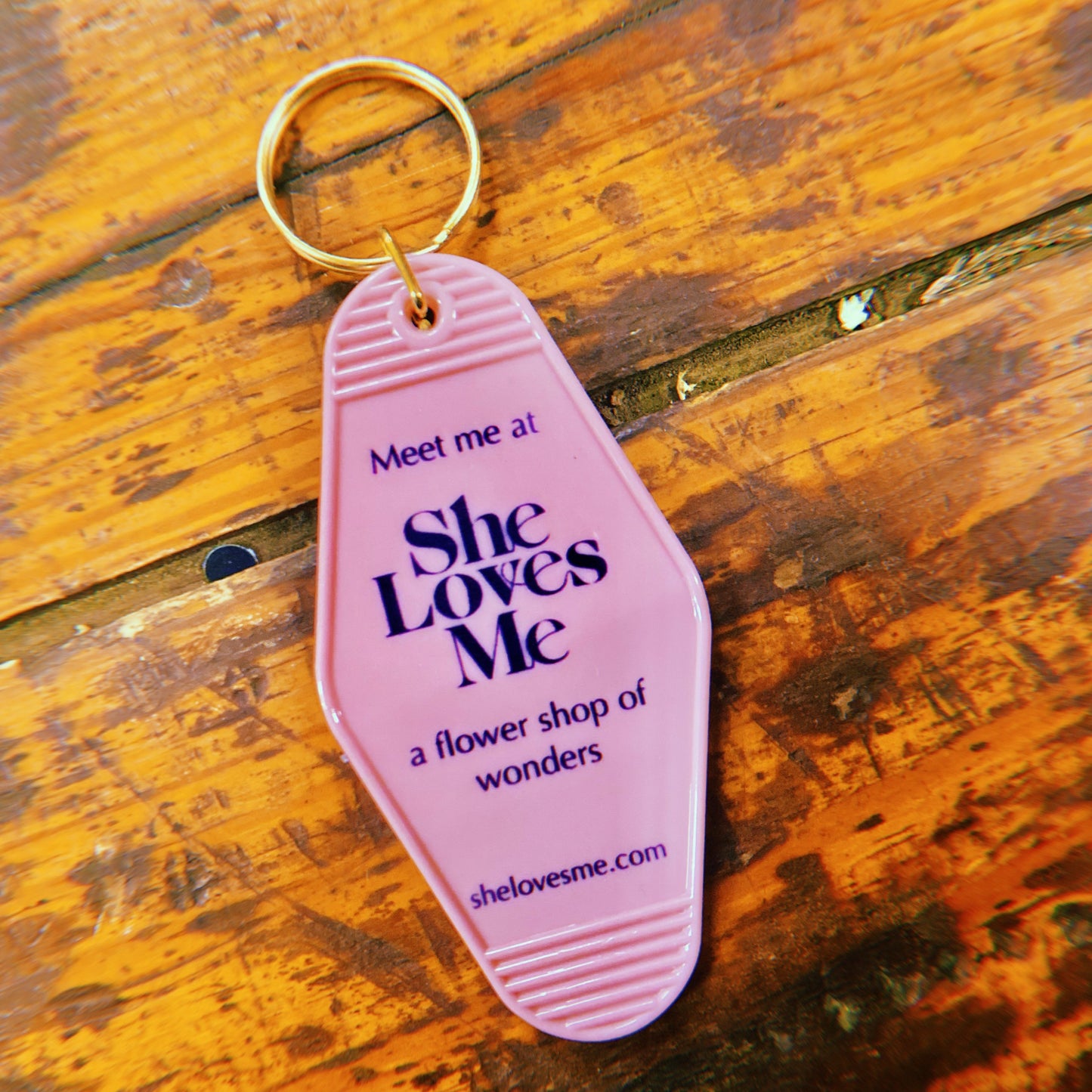 She Loves Me Keychain